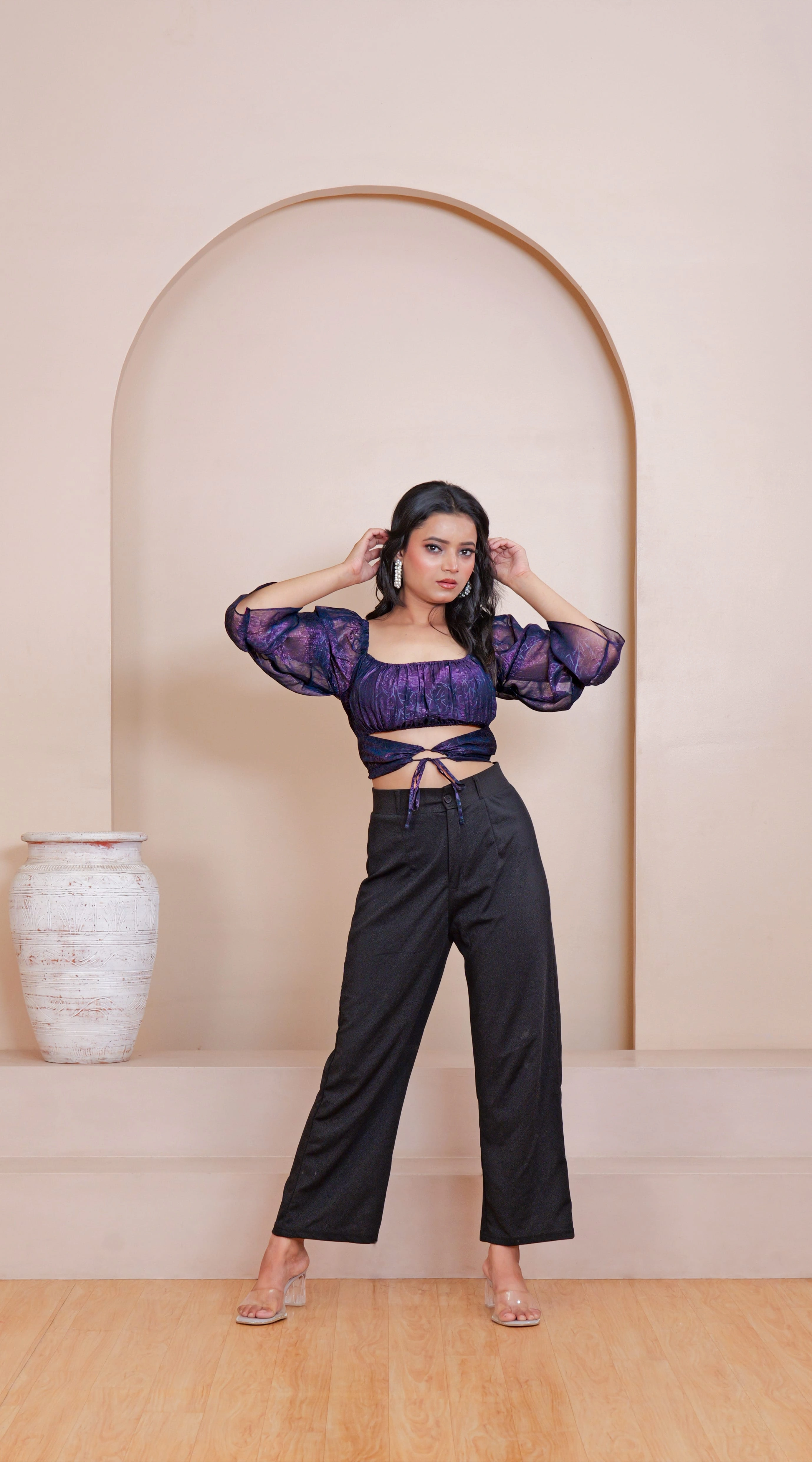 COSMO SQUARE NECK TOP